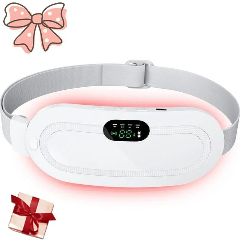 Menstrual Heating Pad: Smart Cordless Uterus Warmer Belt with Electric Waist Massager and Vibration Function