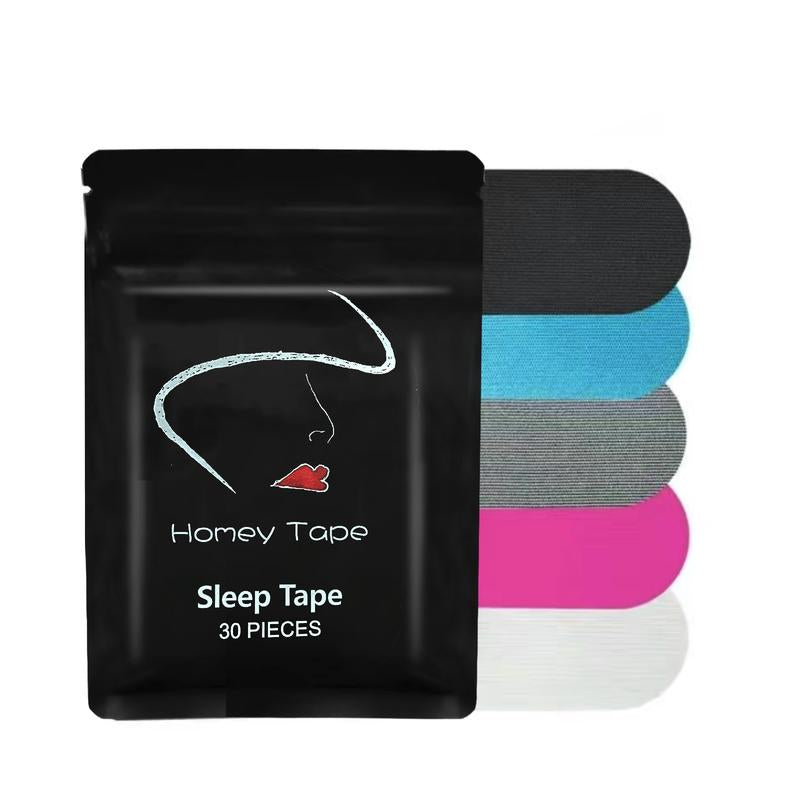 Mouth Tape (30 Pack) - Hypoallergenic and Breathable Sleep Tape Promotes Restful Sleep & Reduces Snoring, anti Snoring Mouth Tape for Sleeping, Premium Material, Medical Grade Adhesive Comfort, Sleep Strips