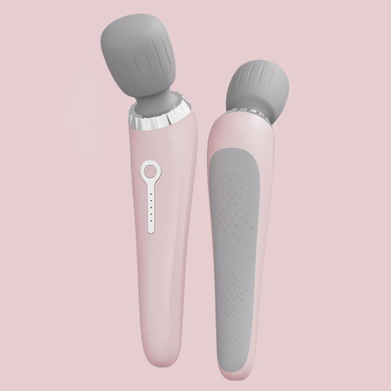 Portable USB Rechargeable Handheld Massager with High-Frequency Vibration Motor for Neck, Back, Leg, and Waist Muscle Relief