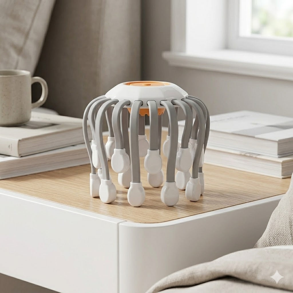 Electric Octopus Head Massager